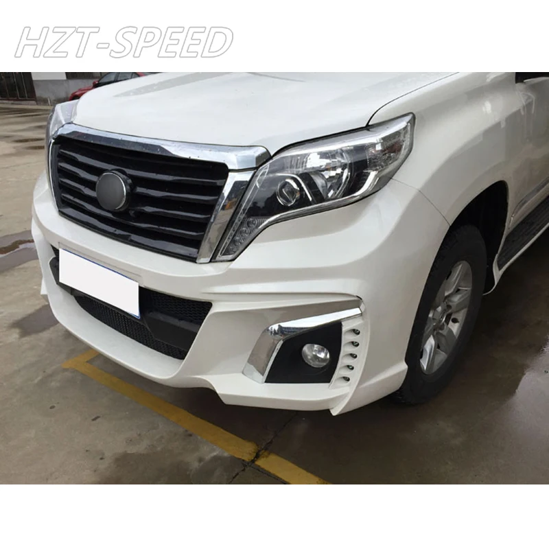 PRADO WALD тип смолы Неокрашенный комплект кузова передний задний бампер для Toyota Prado