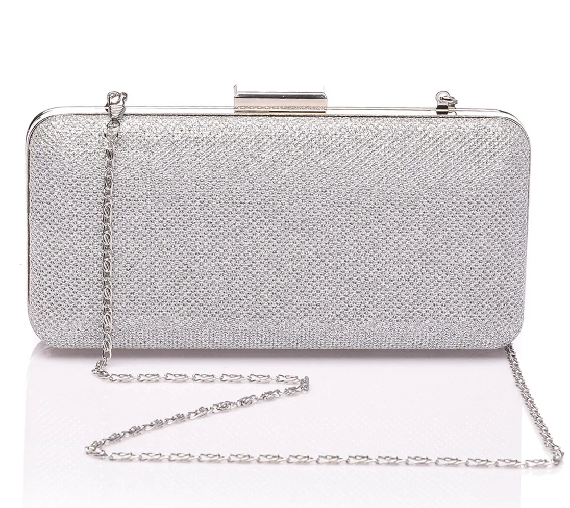 

Sç-002 Silver Lurex Luxury Handbag Female Design Messenger Travel Summer Winter Hand Bags Phone Bags Sexy Evening Dress Custom