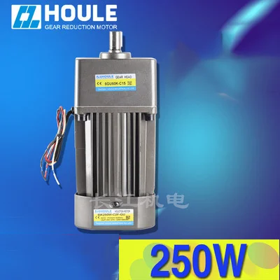 6IK250W-C2F-GU AC220V/380V 250W geared motor reversible high torque fixed speed + capacitor | Обустройство дома