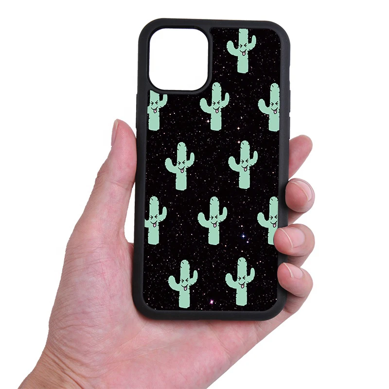 Silicone Soft Phone Cases For iphone 11 PRO X XS Max XR 7 8 6 5 6s Plus Case Cactus Cartoon Protection TPU Back Cover Coque | Мобильные