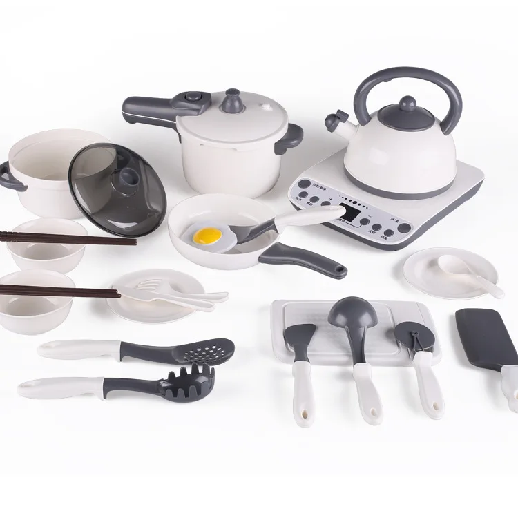 

Children'S Educational Play House Kitchen Toy GIRL'S Boy Cooking Model Cooker Kitchenware Kit DIY Toy