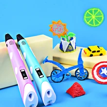 Pluma de impresión 3d inalámbrica, pluma de grafiti 3d de carga inalámbrica, pluma de pintura de baja temperatura, juguete para regalo creativo para niños