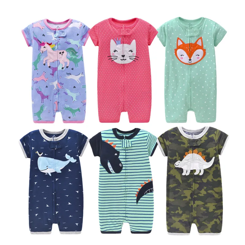 Hot Seller Toddler Costume Romper Short-Sleeve Infant Jumpsuit Newborn Baby Baby-Boys-Girls Cotton Zn7mzGggpGl