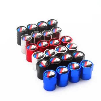 

4pcs Car Wheel Tire Valve Caps Stem Case For BMW M3 M5 M6 X1 X3 E46 E90 E39 F10 F20 F30 E60 E36 E34 E70 E53