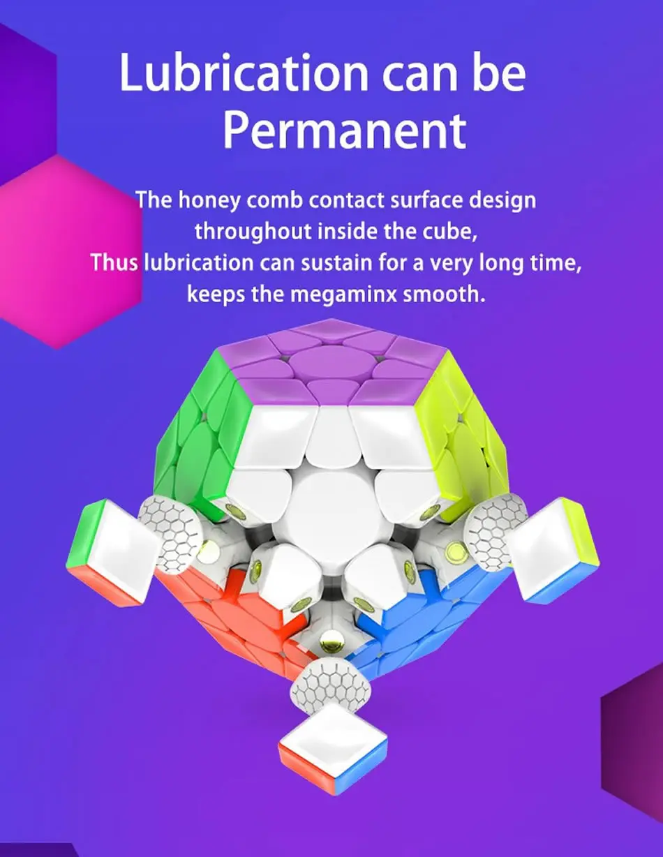 Магнитный кубик GAN 3x3, 3x3x3, магнитный кубик Megaminx, 3 слоя, скоростной кубик, профессиональная головоломка, игрушки для детей, Подарочная игрушка