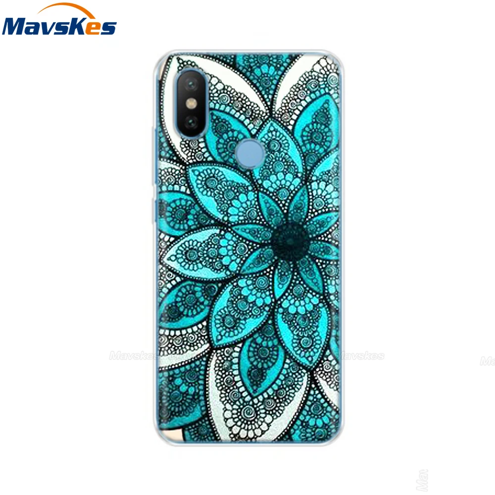 20 Силиконовый чехол для телефона для Xiaomi mi A2 Lite, чехол с рисунком, мягкая задняя крышка из ТПУ, чехол для телефона для Xiomi mi A2 mi A2 LITE, бампер - Цвет: 20