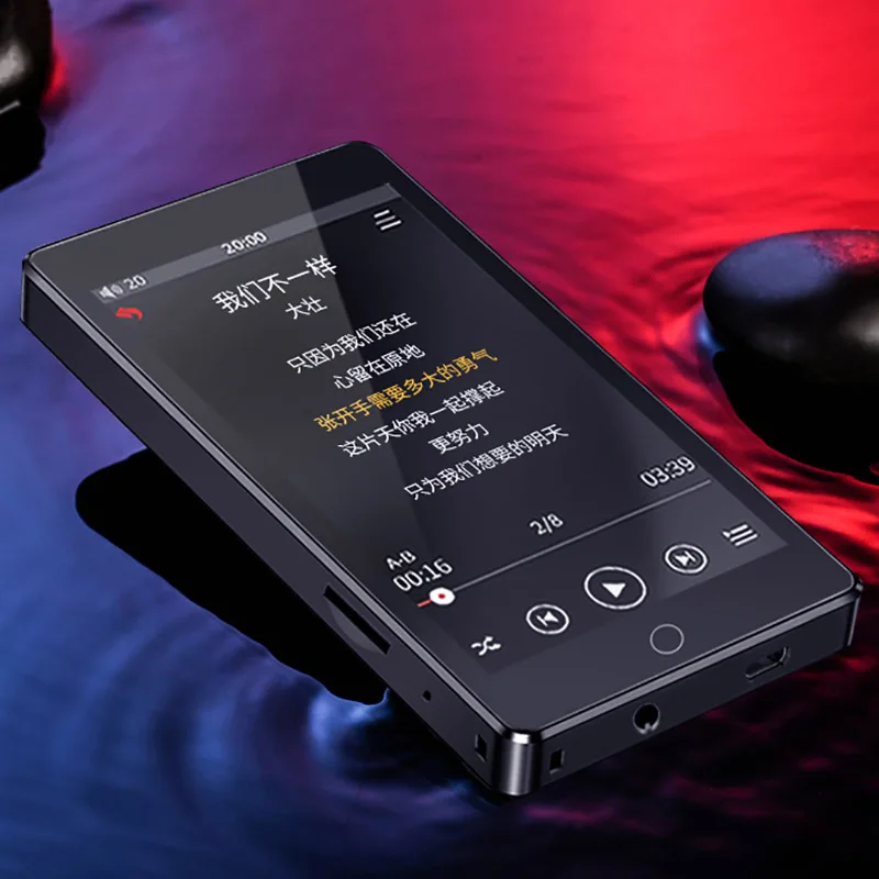 Mp3 плеер RUIZU H1 с 4 дюймовым сенсорным экраном поддержкой Bluetooth 5 0 и FM радио|MP3-плееры|