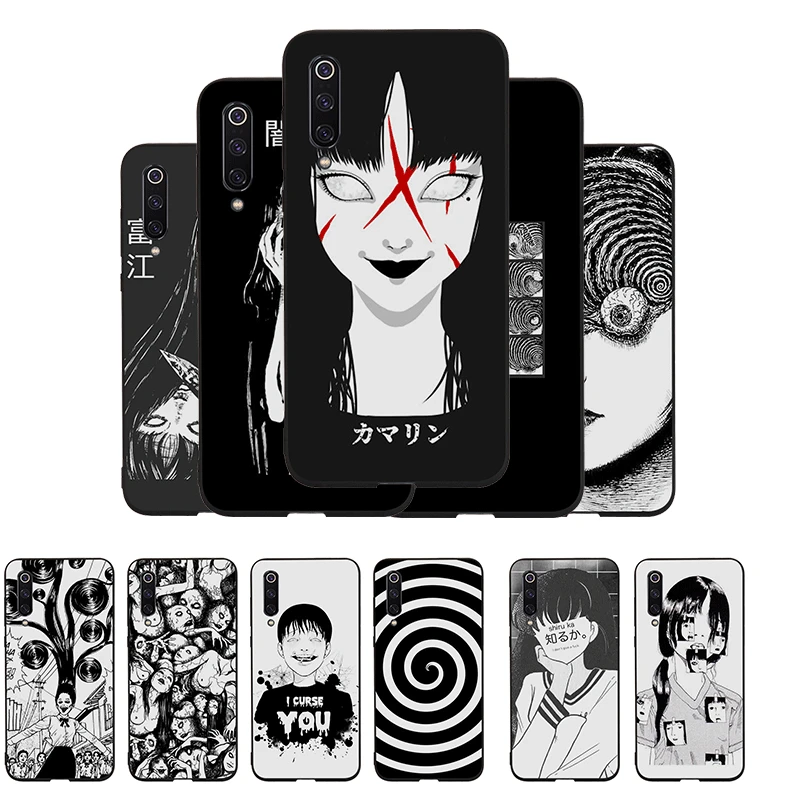 Сотовый Desxz Junji Ito Tees черный силиконовый для Xiaomi mi 6 6X8 SE A1 A2 Lite x 2S 6x A3 A3pro 9 9se |