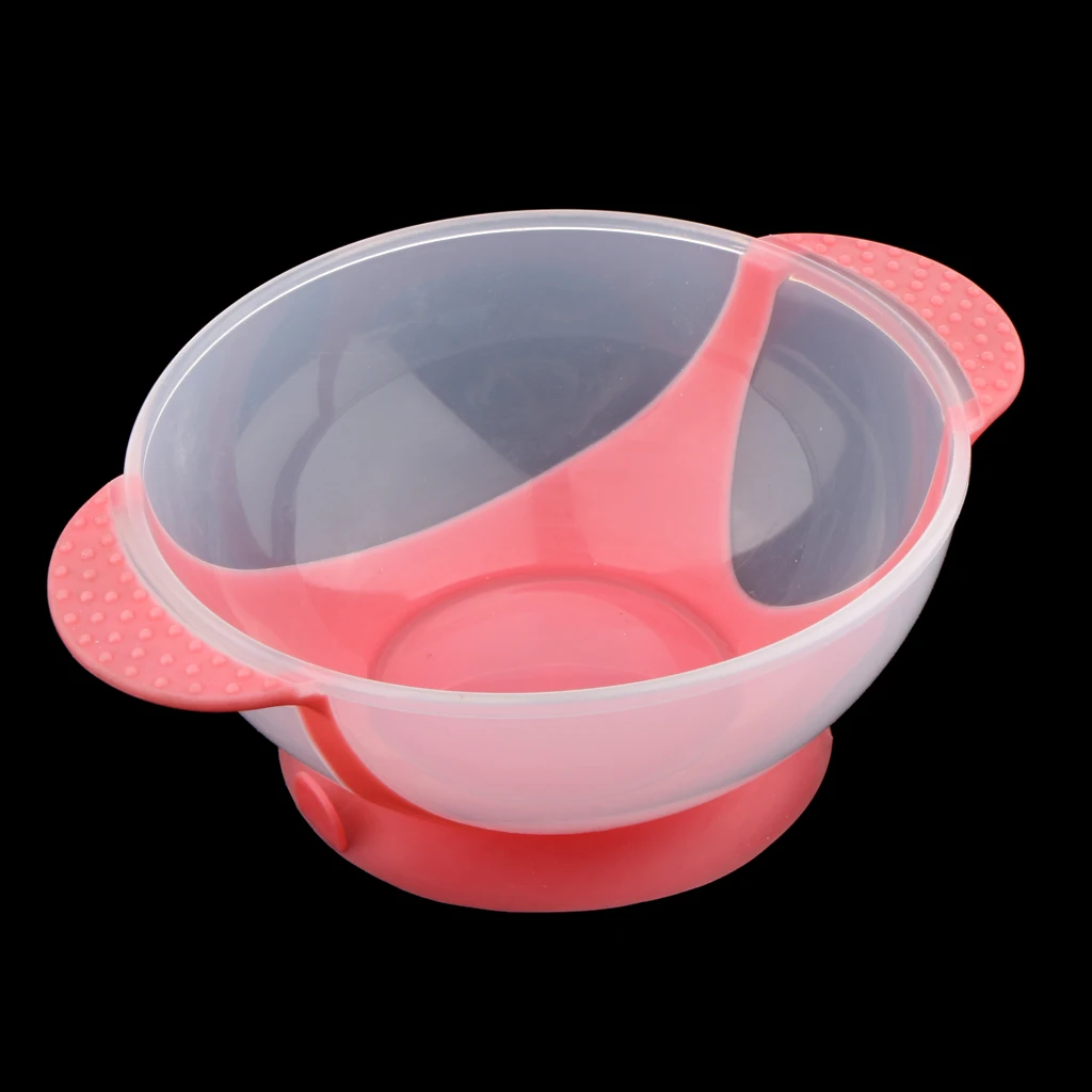 Plastic Salon Hair Dyeing Tint Mixing Bowl Coloring Tool Suction Base