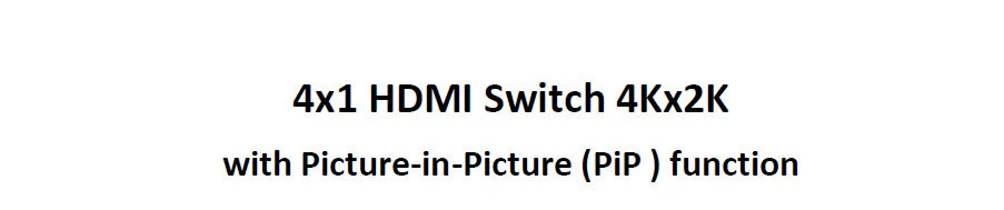 4x1 HDMI переключатель 3D коммутатор 4 к 4 в 1 выход видео конвертер с картинкой в картинке PIP IR пульт дистанционного управления для PS3 DVD ноутбук ПК к ТВ HD tv