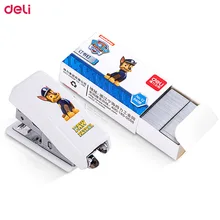 Deli Paw patrol мини степлер набор канцелярских принадлежностей мультфильм милый ученик безопасности переплет машина для подарок для офиса и школы