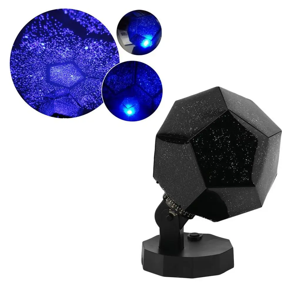 

Rotatable Star Projecting LED Lamp Fifth Generation Light With EU Plug Starry Sky Night Light Colorful Rotate Flashing Star