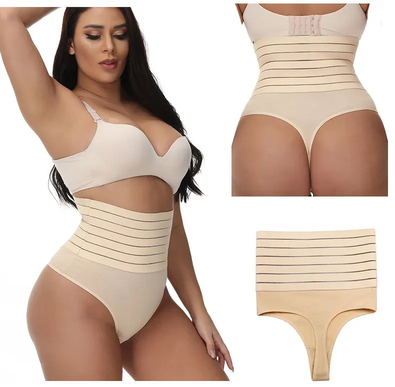 shapewear for tummy Velssut Women Weight Loss Thong Shapers Pamtie Pregnancy Waisr Trainer Slimming Underwear Postpartum Body Shaper Hook Extension plus size shapewear