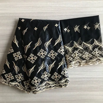 

Purple India Bazin Riche Getzner African Lace Fabric 2020 With Blouse Beaded Embroidered Bazin Fabric Cotton Sewing KRL-9263