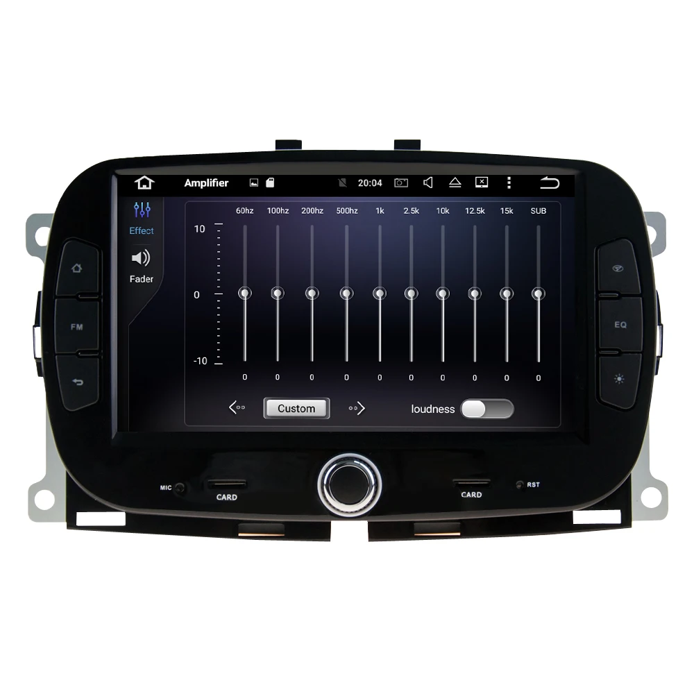 Top Android 9.0 Car Stereo DVD Player GPS Glonass MultimediaFor For Fiat 500 2015+ Audio RDS Radio Stereo RAM 4g 32g 4