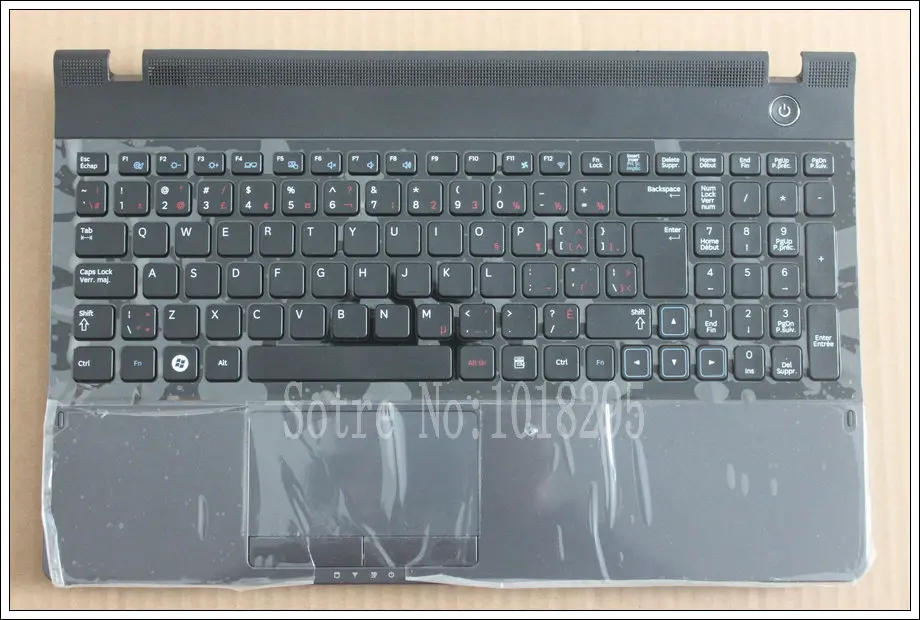 For samsung NP300E5A NP305E5C NP300e5x NP305E5A 300E5A 300E5C 300E5Z Canadian French laptop keyboard with case Palmrest Touchpad |