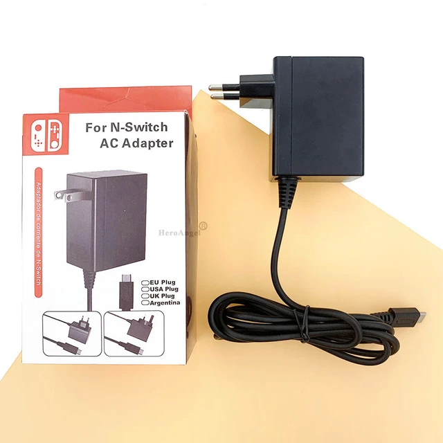 Chargeur adaptateur secteur pour Nintendo Switch, alimentation 15V, 2  snapfast, kit de charge rapide pour Switch S6, Switch Lite et manette Pro -  AliExpress