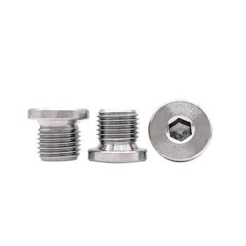 

2pcs M10 M12 M14 M16 M18 M20 plug screws Allen flange screw bulk oil plugs bolts oil pluging bolt stainless steel