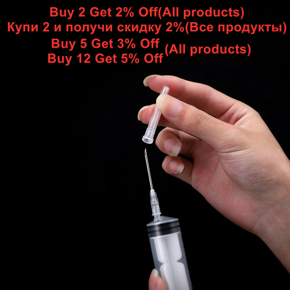 1Pcs 3-60ml Syringe Epoxy Resin Shaker with Dispense Needles for DIY Jewelry Resin Mold Charms Liquid Injection Pipette Tools