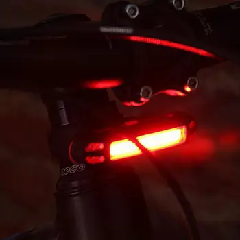 

Bright Bike Tail Light USB Rechargeable COB LED Safety Lights with 6 Modes Bicycle LED Front Rear Light For Bikes