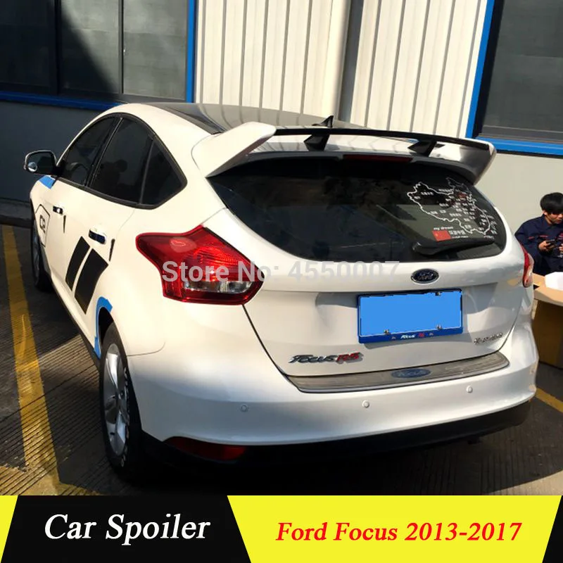 

For Ford Focus RS Spoiler High Quality ABS Material Car Rear Wing Spoiler For Ford Focus RS Spoiler 2013 2014 2015 2016 2017