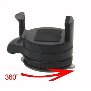 

360 Rotatable Car Windscreen Suction Cup Mount Universal Mobile Phone Holder Bracket Mini Round Car Holder
