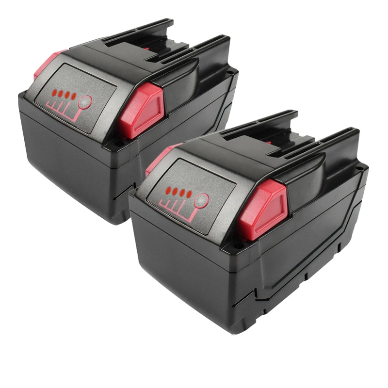 6000mAh 2pcs Bonacell 28V M28 литий-ионная аккумуляторная батарея для Milwaukee M28 48-11-2830 0730-20 инструментальная батарея - Цвет: 6000mAh 2pcs