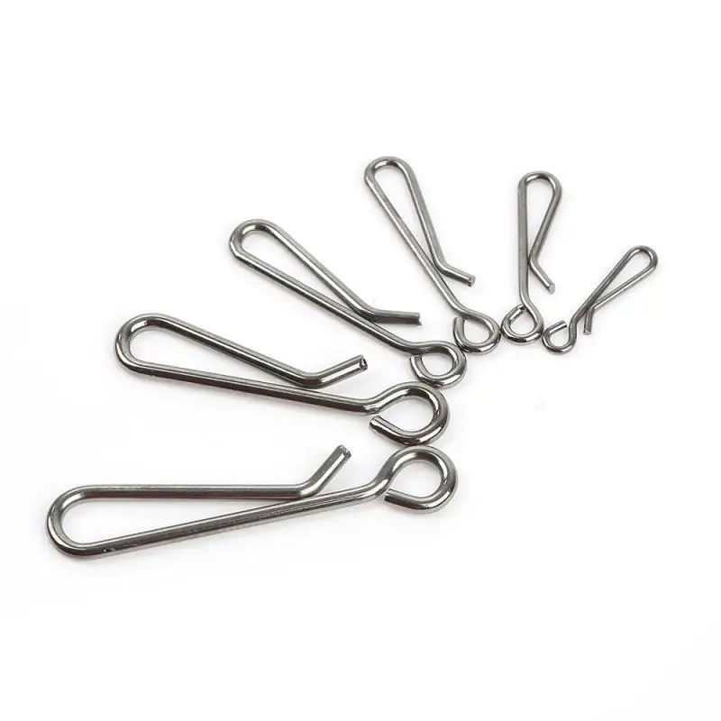 50 шт. рыболовный замок вращение бочонка может выдерживать рыболовные булавки