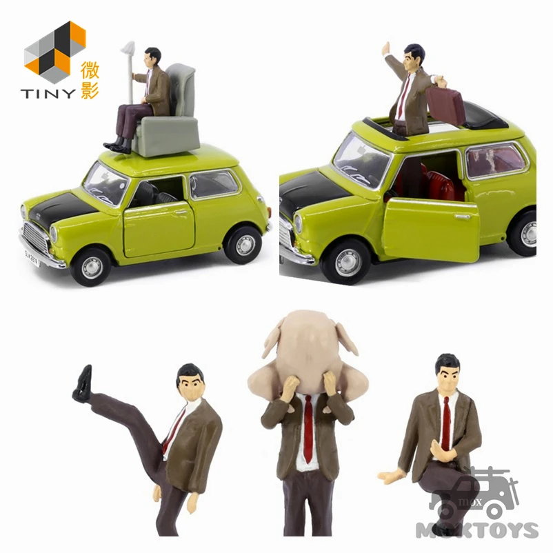 Миниатюрная модель автомобиля Mr Bean 1:50 с фигуркой и диваном/Набор фигурок |