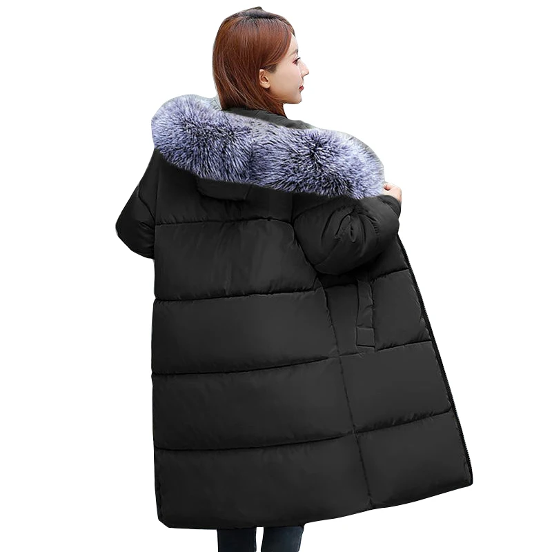 Женский пуховик с капюшоном большой размер 5XL 6XL 7XL|Парки| |