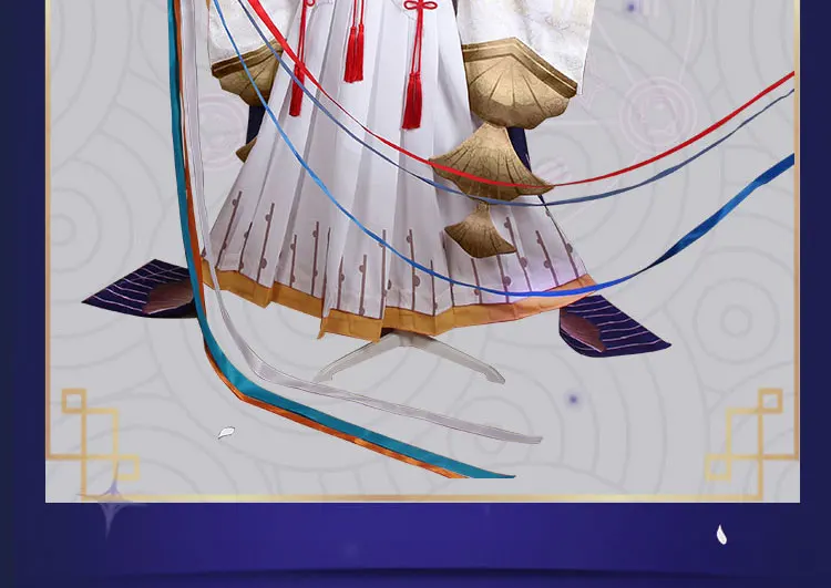 Индивидуальный размер Onmyoji Inarinokami Miketsu белый косплей-костюм кимоно платье wafuku Униформа костюмы для Хэллоуина аниме одежда COS