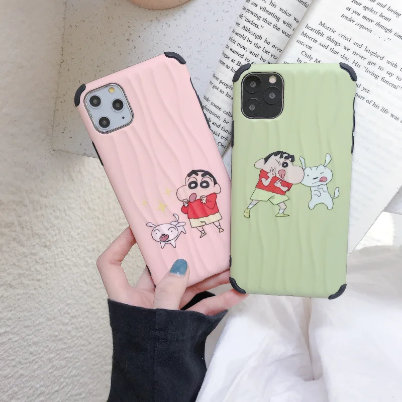 

Cartoon Cute Soft Matte Couple Phone Case for iPhone 8 7 S Plus Funda Coque for iPhone 11 Pro XS Max XR X Phone Case