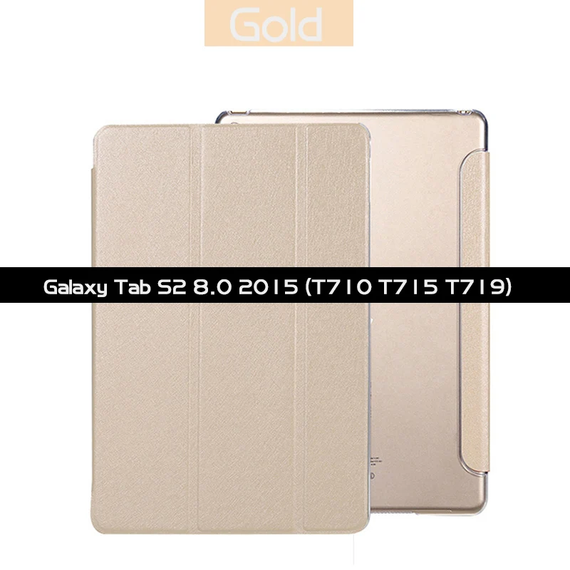 Смарт-крышка для samsung Galaxy Tab S2 8,0 T710 T715 T719 9,7 T810 T815 T813N T819N Fundas из искусственной кожи с автоматическим включением и сна - Цвет: SM-T710  SM-T715