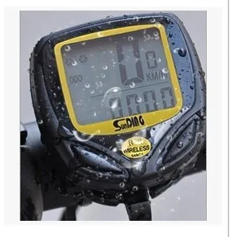Sunding speed recorder Водонепроницаемый Беспроводной Секундомер одометр велосипедный измеритель скорости/548C ручной секундомер