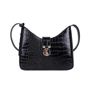 

Creative Retro Stone Pattern PU Shoulder Bag Classic Texture Delicate Design Fashion Ladies Solid Color Travel Tote Bags