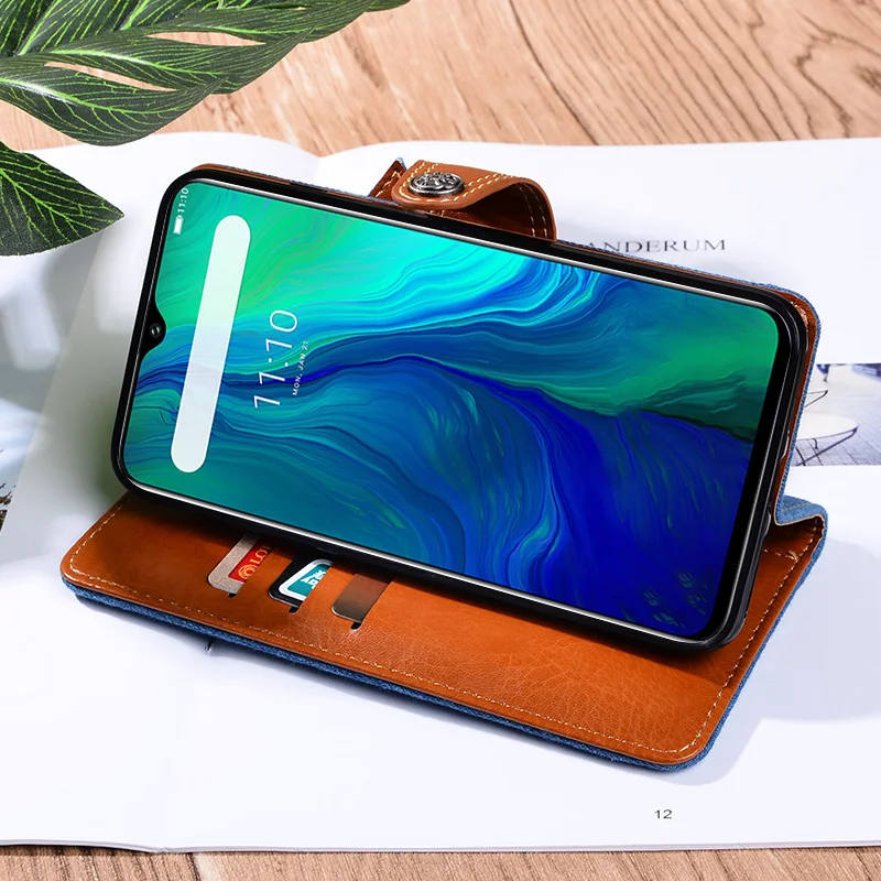 Ковбой Стиль чехол для Ulefone Мощность 6 Чехол модные джинсовые шаблон кожаный чехол для Ulefone Мощность 6 персональный чехол для телефона