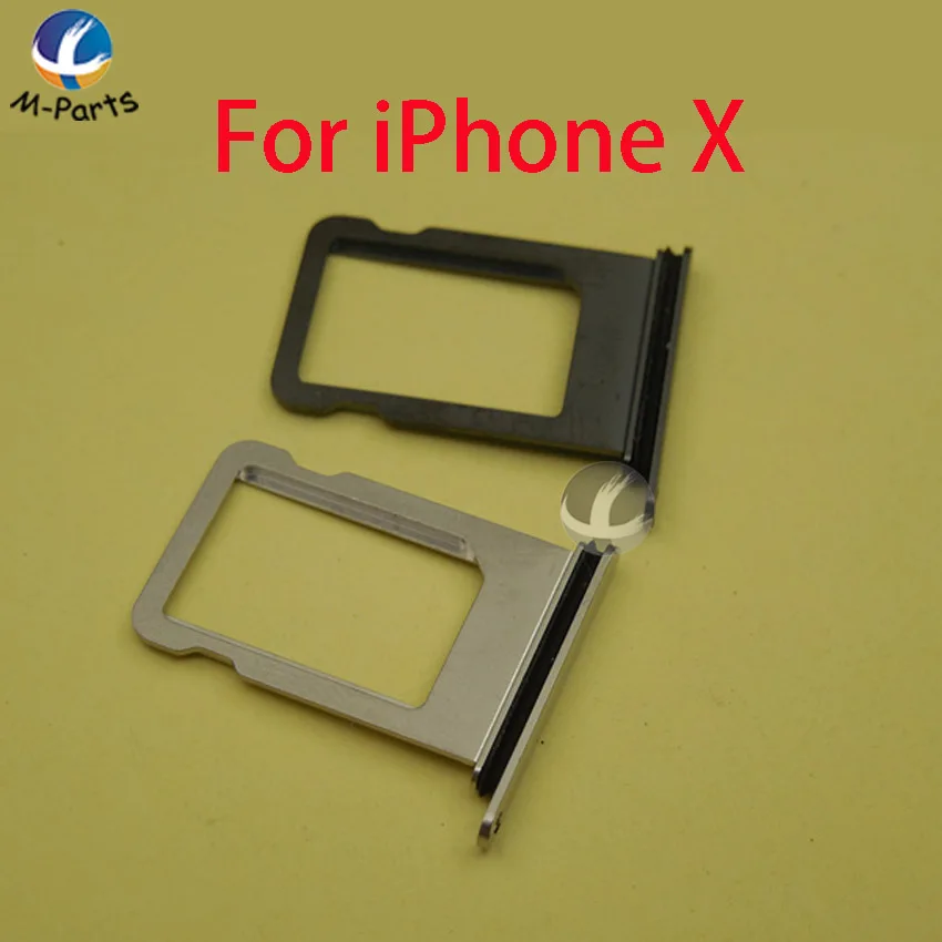 Лоток для sim-карт для iPhone X держатель для чтения sim-карт Замена слота части класса AAA высокого качества