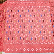 Натюрморт хлопок Африканское сухое кружево ткань с камнями мягкая ткань из Дубая siwss вуаль кружева в швейцарской 5 ярдов/лот