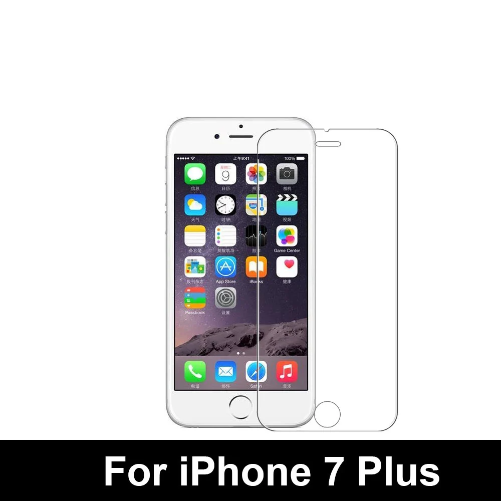 iPhone 7 plus 3 упаковки 9D HD закаленное стекло для iPhone 6 6S 7 8 Plus, Защитное стекло для экрана телефона для iPhone X XR XS Max 5 5S SE 4 4S стекло - Цвет: iPhone 7 plus