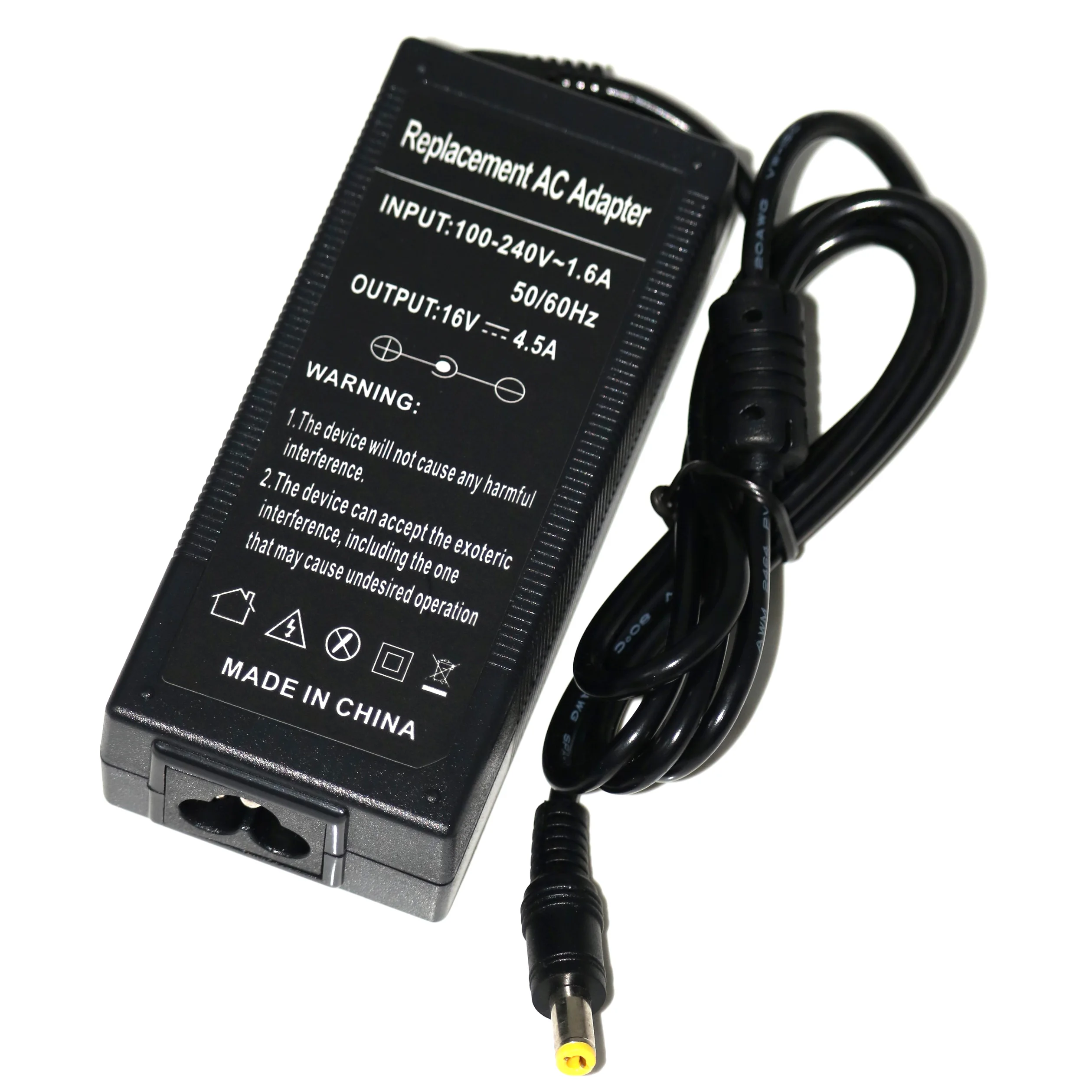 16V 4.5A 72W AC /DC Power Supply Adapter Battery Charger for PANASONIC TOUGHBOOK CF18 CF19 CF29