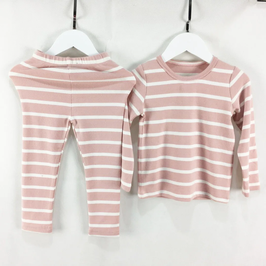 Новинка года; Одежда для мальчиков и девочек; Детский комплект из чистого хлопка с длинными рукавами; мягкая детская пижама; сезон осень-зима