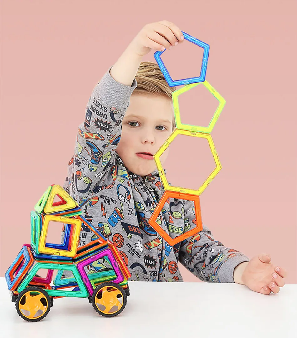 Магнитный конструктор, блоки, большой размер, один кирпич, часть, аксессуар, строительный конструктор, развивающие игры, игрушки для детей