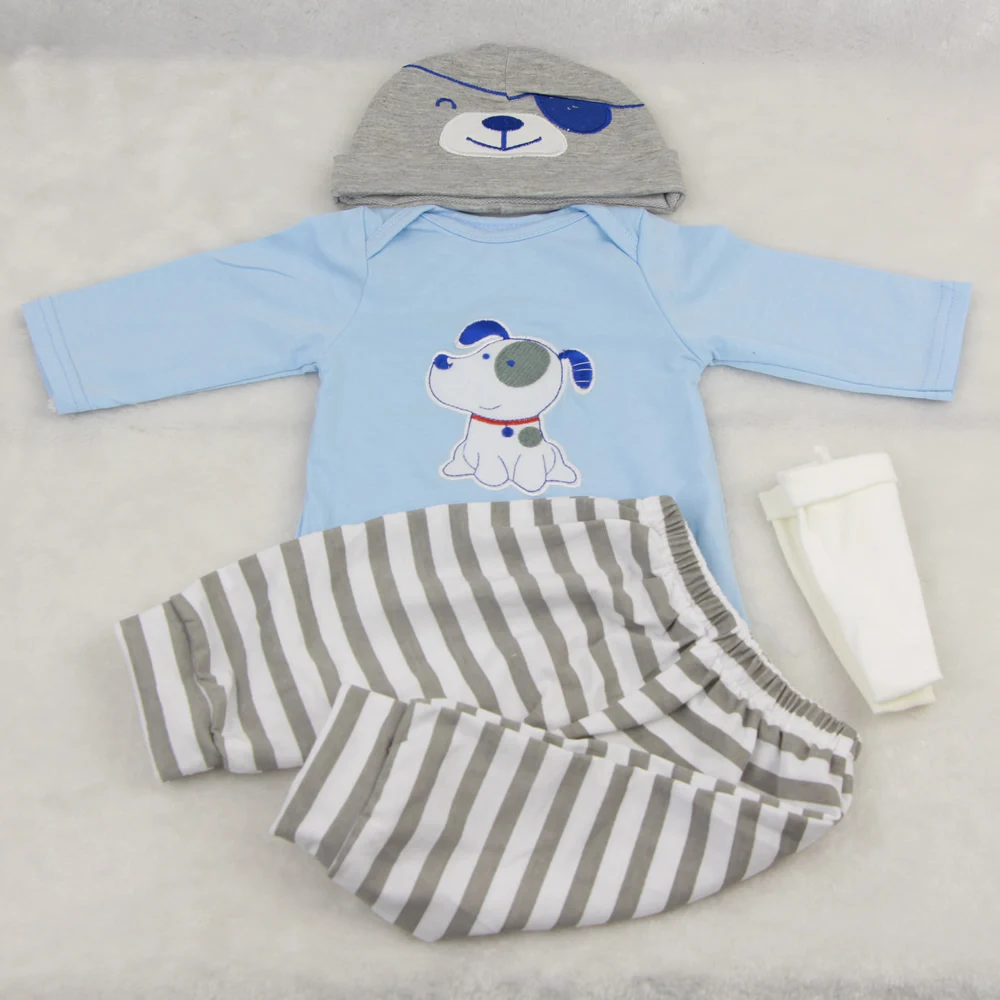 Одежда для кукол D224 22~ 23 дюймов кукла Bebe Reborn куклы аксессуары девочка Реалистичная кукла реборн мода мальчик новорожденный младенец