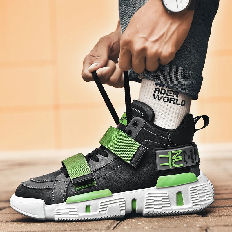 RUIFF/обувь средней длины; Daddyshoes; Мужская прогулочная обувь; модные новые мужские тапочки плоские туфли для мужчин; zapatos de hombre para caminar