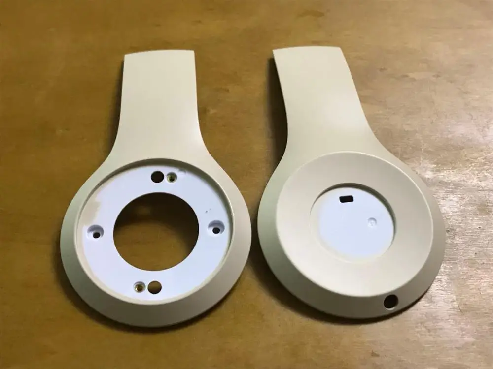 Сменный корпус для наушников, наружный пучок головы, наружная панель bezels части, пластиковая крышка для Solo 2 2,0 3 беспроводных наушников - Цвет: Matte Gold