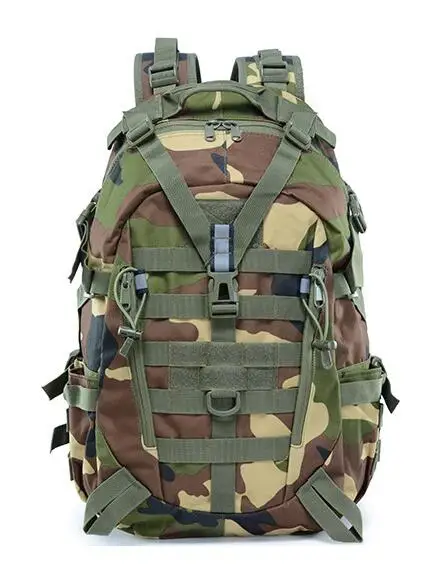Jungle Camouflage Тактическая Сумка рюкзак в Военном Стиле Молл походный рюкзак для альпинизма Кемпинг Рыбалка Оксфорд для велоспорта Спортивная дорожная сумка - Цвет: Jungle Camouflage