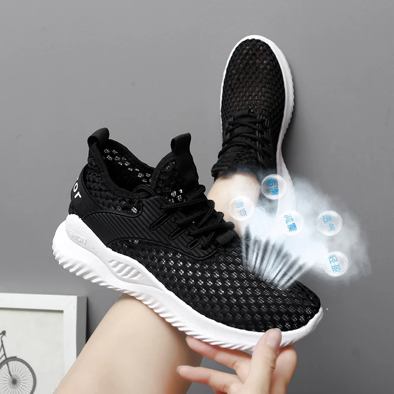 Femme 2021 Hot Sale Women Shoes Breathable Sports Shoes Ladies Jogging Sneakers Fitness Trainers Female Footwear - Tennis Shoes - AliExpress