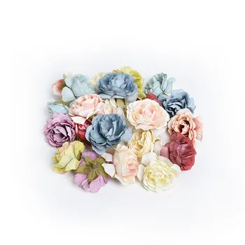 

10Pcs 5CM artificial silk Rose Flowers Head for Home Wedding Decoration Artificial Flowers DIY Bride Bouquet Scrapbooking