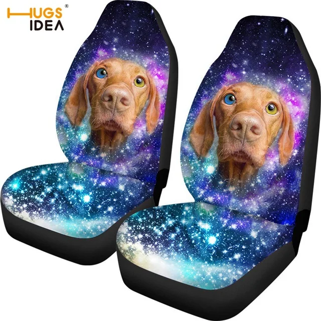 HUGSIDEA Cool Universe чехол для сиденья автомобиля с принтом животных пылезащитный и Petproof автомобильный чехол Звезда собака кошка авто Интерьер защита поставки - Цвет: CC3692FV
