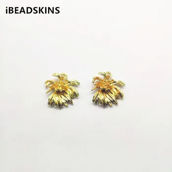 

New arrival! 27x24mm 50pcs Flower shape Zinc alloy Charm/Connectors for Earrings parts,Accessories,hand Made Jewelry DIY